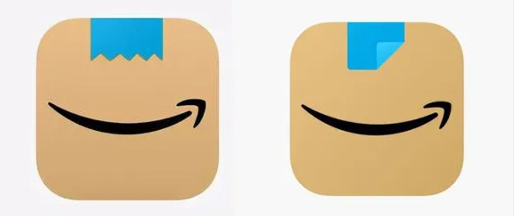 亞馬遜LOGO對(duì)比