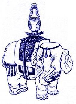 象馱寶瓶.jpeg 象馱寶瓶圖案